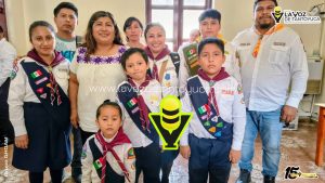 Alcaldesa de Chicontepec brinda apoyo a Club Infantil para Campamento en Puebla