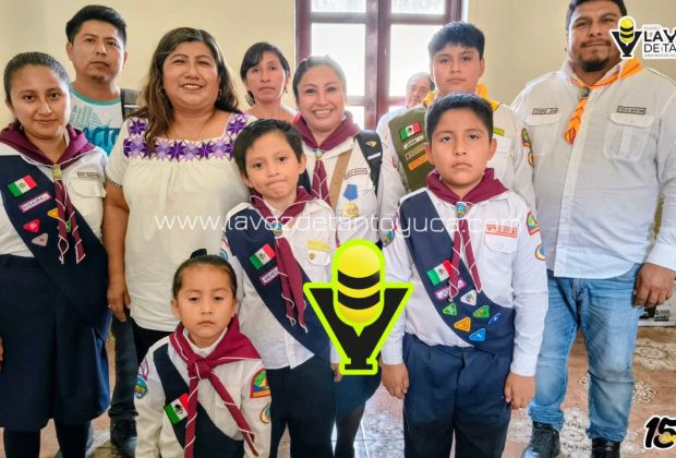 Alcaldesa de Chicontepec brinda apoyo a Club Infantil para Campamento en Puebla