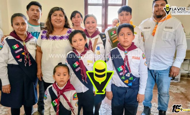 Alcaldesa de Chicontepec brinda apoyo a Club Infantil para Campamento en Puebla