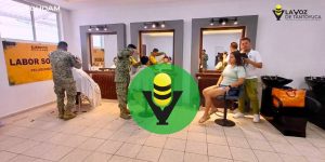 Ejército Mexicano realiza cortes de cabello gratuitos a estudiantes 