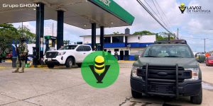 Tras operativo, FGR clausura gasolinera en Coatzacoalcos