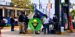 Tras operativo, FGR clausura gasolinera en Coatzacoalcos