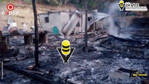 Familia pierde su vivienda tras incendio durante la madrugada en Platón Sánchez