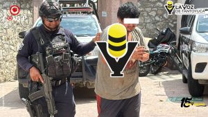 Detienen a sujeto por alterar el orden público en Mezquite