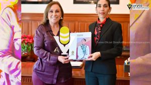 Fiscalía General del Estado entrega informe anual de actividades a Rocio Nahle 