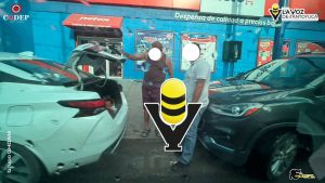 Choque por alcance deja solo daños materiales en Tantoyuca
