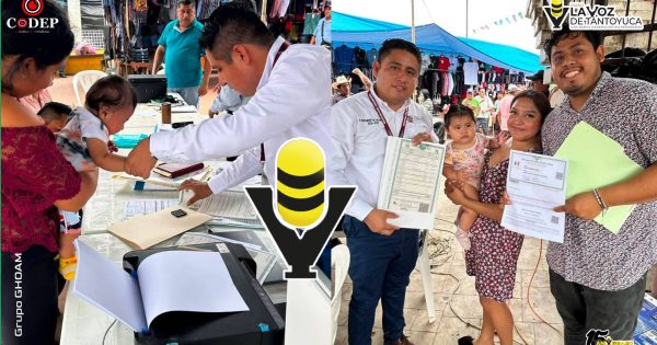 Con el apto del Gobierno Municipal, Registro Civil acerca sus servicios a Tlacolula con el programa “Registro Civil en tu Comunidad”