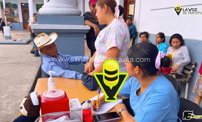 Brindan atención de enfermería gratuita en Chicontepec