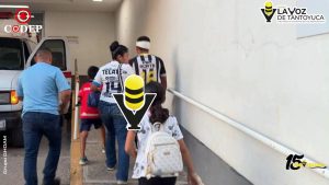 Protección Civil atiende a jugador lesionado en Tempoal