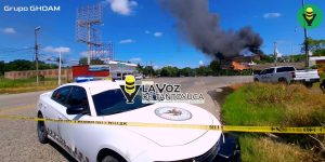 Voraz incendio consume refaccionaria en Tihuatlán