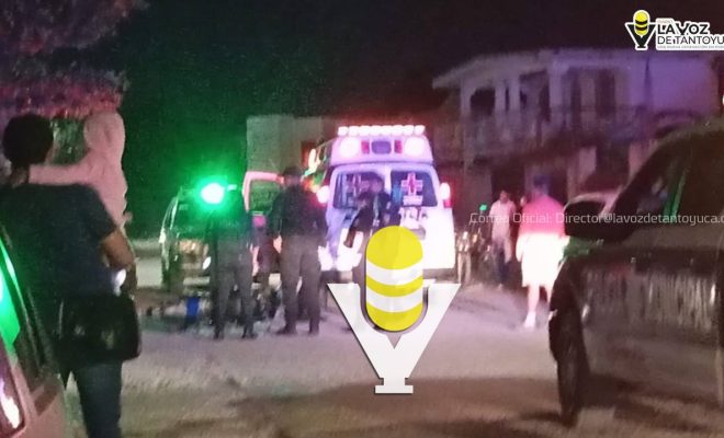 Accidente de motocicletas en Pánuco deja un joven lesionado