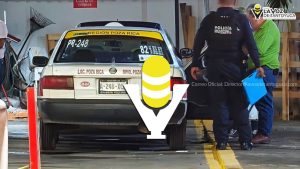 Fallece taxista dentro de su unidad en gasolinera de Poza Rica