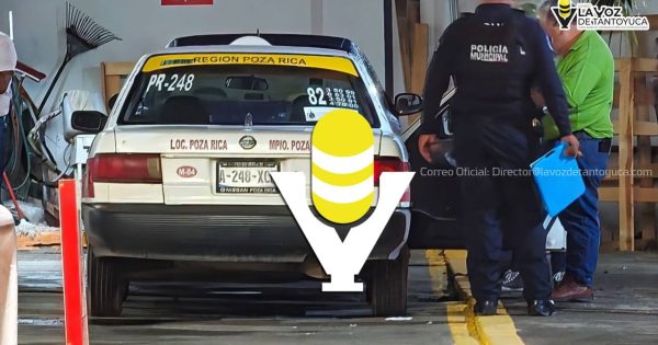 Fallece taxista dentro de su unidad en gasolinera de Poza Rica