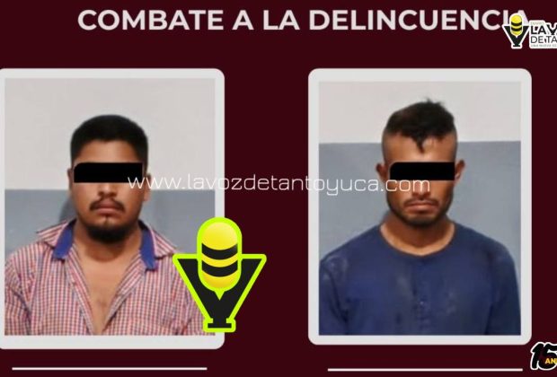 Estatales detienen a ladrones de autopartes
