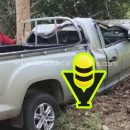 Confirman el deceso de dos personas en aparatosa volcadura de camioneta en la Sierra de Otontepec