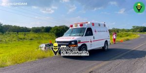 Familia sufre salida de camino en la Alazán - Canoas