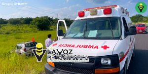 Familia sufre salida de camino en la Alazán - Canoas