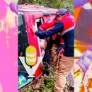 “Gringo” se accidenta en la Sierra Hidalguense