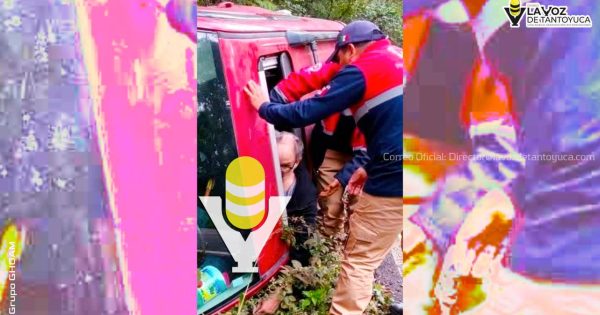 “Gringo” se accidenta en la Sierra Hidalguense