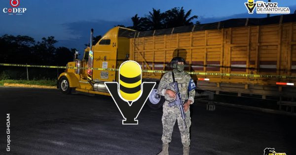 Hallan a trailero sin vida dentro de su unidad en la entrada a Oluta