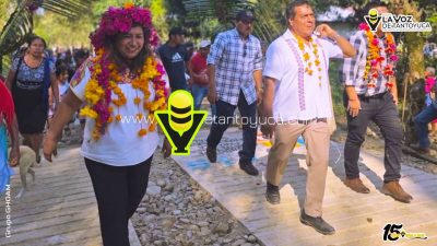 Inauguran rampas en Ahuatitla Abajo con recursos del FAIS; asiste la alcaldesa Aristea Fernández de la Cruz