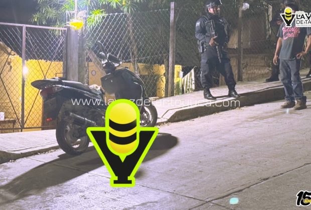 Aseguran motoneta tras presunta riña callejera en Tantoyuca