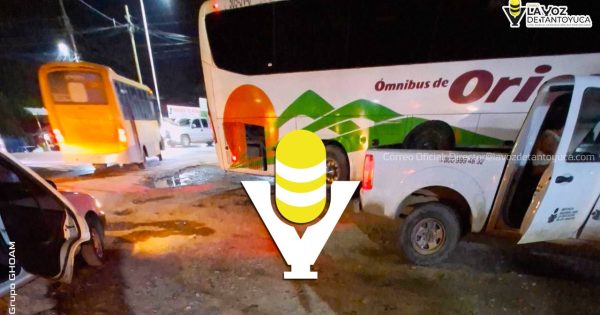 Autobús genera apeste en la terminal, en Tantoyuca