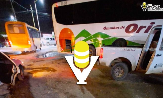 Autobús genera apeste en la terminal, en Tantoyuca