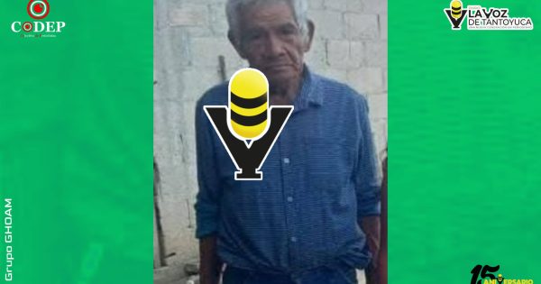 Solicitan apoyo para localizar a adulto mayor en Ixcatepec