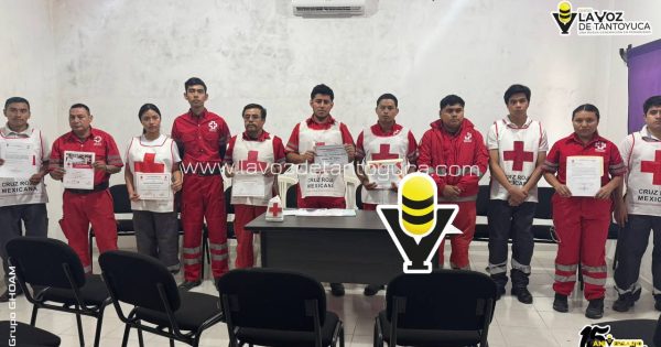 Cruz Roja Tantoyuca inicia operaciones hoy; ya atenderán servicios de emergencias