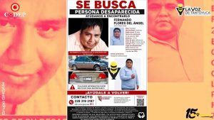 Buscan a Fernando Flores del Ángel, desaparecido desde abril en Huejutla