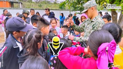 Ejército Mexicano fortalece vínculos con la sociedad en Tempoal