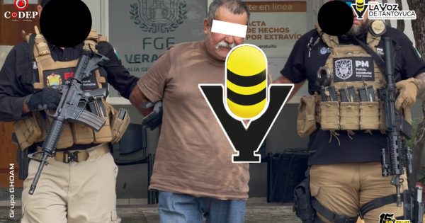 Policía Ministerial detiene a hombre buscado por homicidio en el norte de Veracruz
