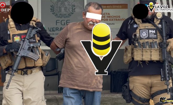 Policía Ministerial detiene a hombre buscado por homicidio en el norte de Veracruz