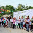 Alcaldesa Aristea Fernández inicia obra de pavimentación en El Terrero
