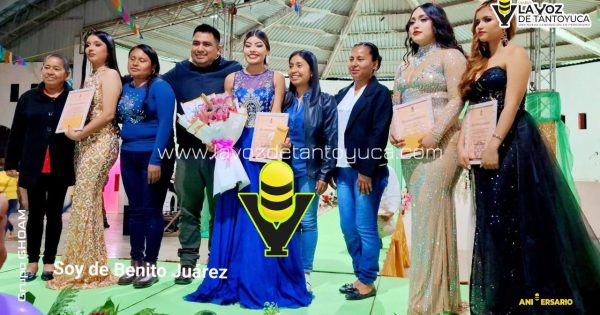 Angela Hernández es elegida Reina de la Expo Feria Benito Juárez 2026