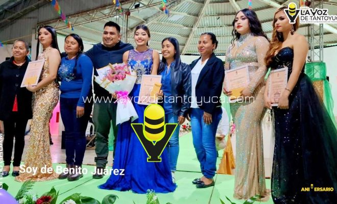 Angela Hernández es elegida Reina de la Expo Feria Benito Juárez 2026