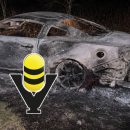 Se incendia automóvil deportivo Mustang sobre carretera estatal en Álamo