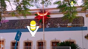 Incendio de arreglo navideño causa movilización en Tantoyuca