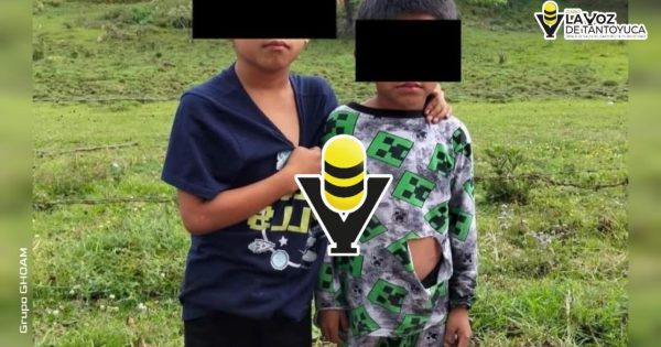 Abandonan a dos niños en calles de Xalapa; estaban en pijama y desorientados