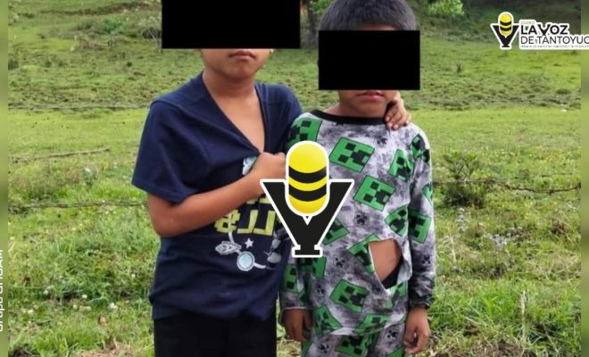 Abandonan a dos niños en calles de Xalapa; estaban en pijama y desorientados
