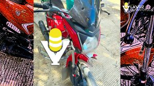 Conductor huye tras dañar motocicleta estacionada, en Tantoyuca