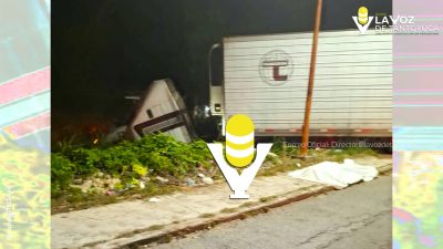 Muere trailero cuando realizaba maniobras