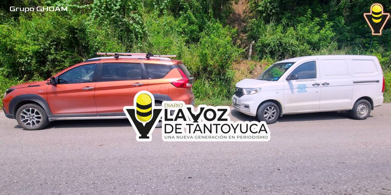 Choque por alcance deja solo daños materiales - Diario La Voz de Tantoyuca