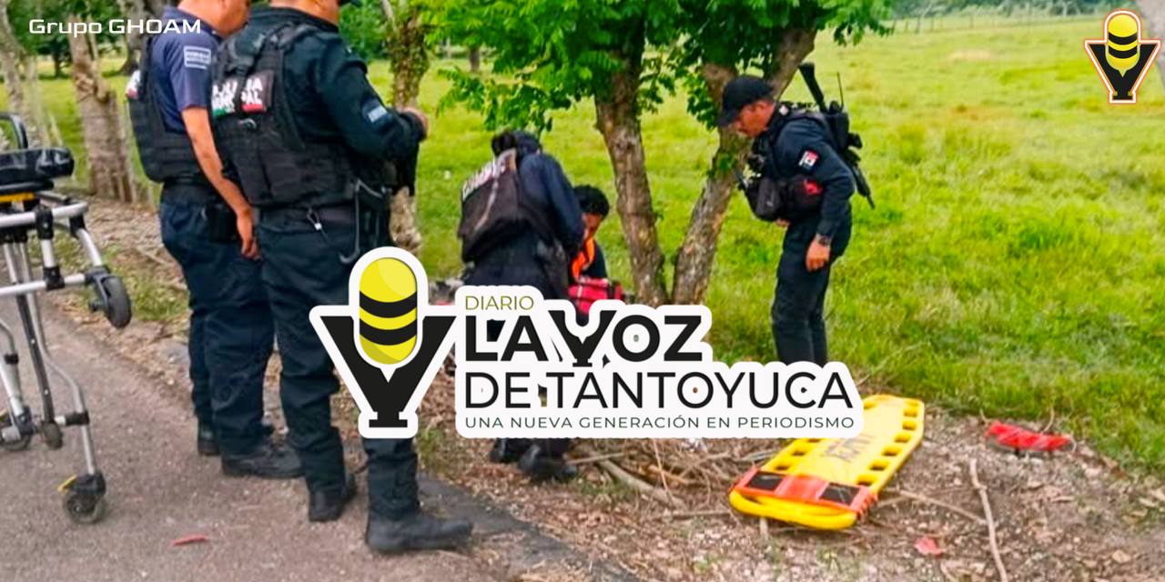Muere motociclista tras chocar contra un árbol - Diario La Voz de Tantoyuca