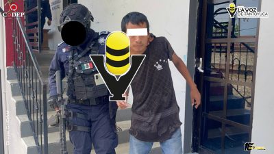 Detienen a sujeto por presunta violencia familiar en la localidad de El Chote