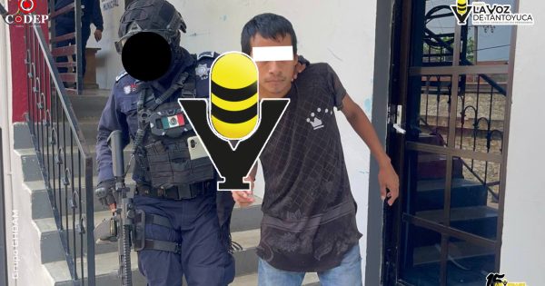 Detienen a sujeto por presunta violencia familiar en la localidad de El Chote