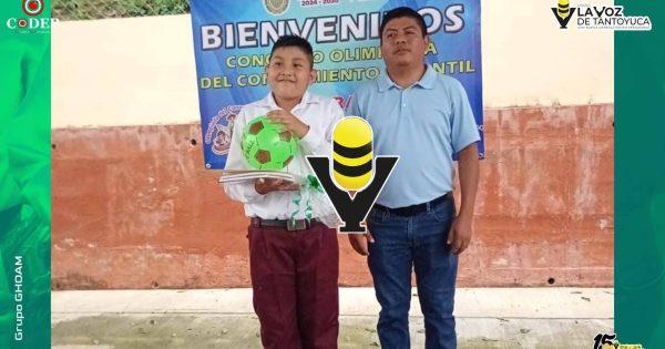 Luis Rodrigo pone en alto el nombre de Tantoyuca; gana a nivel nacional en Educación Indígena