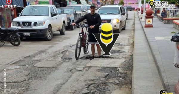 Y el alcalde Paco Meraz bien gracias; Ciudadanos piden atender el deterioro de calles y espacios públicos en Tempoal