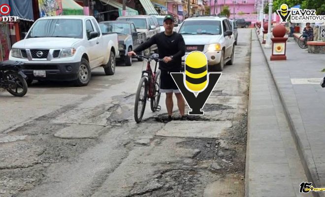 Y el alcalde Paco Meraz bien gracias; Ciudadanos piden atender el deterioro de calles y espacios públicos en Tempoal